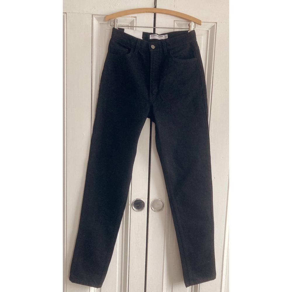 AMERICAN APPAREL SIZE 27 black jeans!